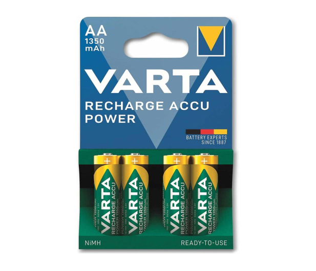 VARTA Recharge Accu Power AA 1350mAh (4 szt.) 56746101404 - 1456594 - zdjęcie